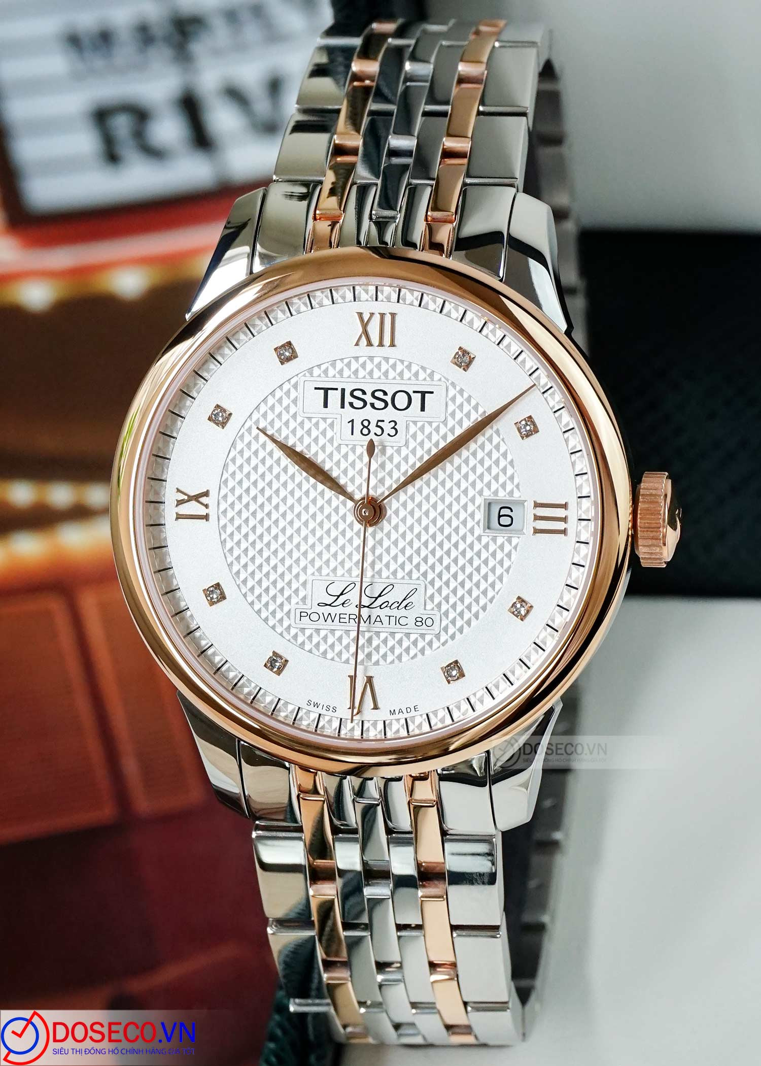 Tissot Le Locle Powermatic 80 T0064072203601 Erkek Kol Saati T006.407.22.036.01